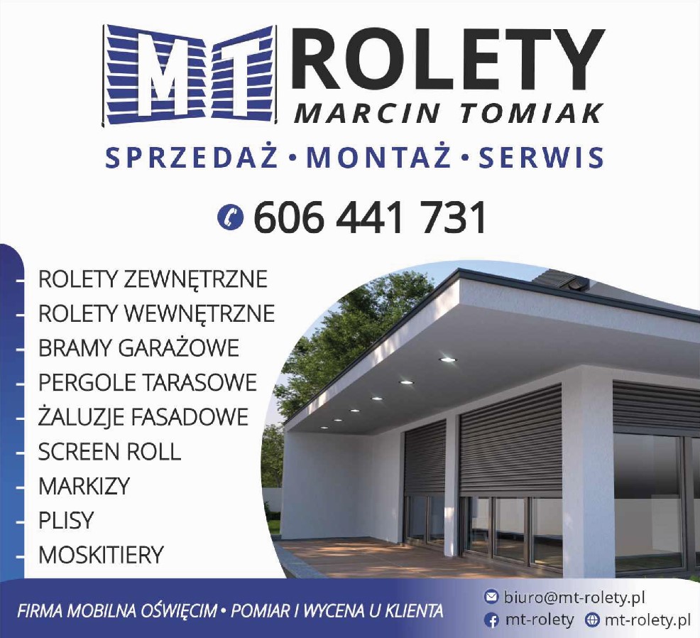 MT ROLETY Marcin Tomiak - bramy garażowe OŚWIĘCIM bramy garażowe OŚWIĘCIM